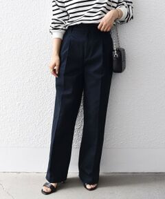 SHIPS / シップス ショート・ハーフ・半端丈パンツ | *〈手洗い可能〉タックチノパン◇