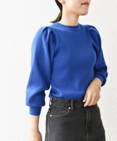 SHIPS / シップス ニット・セーター | *〈手洗い可能〉スイスオーガニック コットン パフ スリーブ ◇