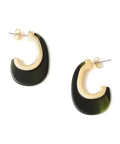 SHIPS / シップス ピアス・イヤリング | マーブルオーバルピアス