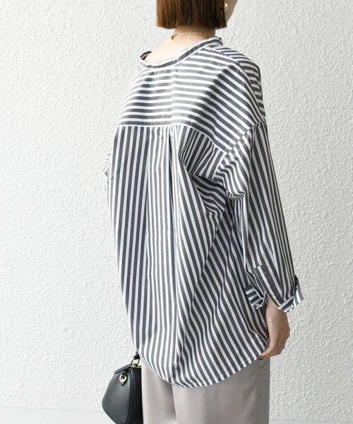 SHIPS / シップス シャツ・ブラウス | 《一部追加予約》SHIPS any:〈洗濯機可能〉REPREVE バンド カラー シャツ | 詳細28