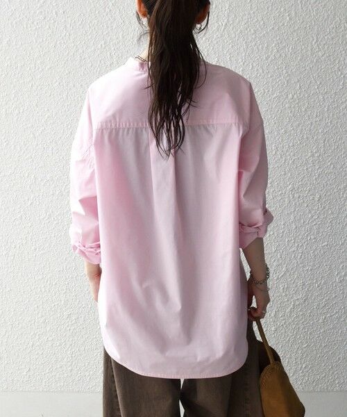 SHIPS / シップス シャツ・ブラウス | 《一部追加予約》SHIPS any:〈洗濯機可能〉REPREVE バンド カラー シャツ | 詳細28