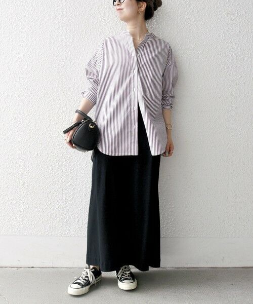 SHIPS / シップス シャツ・ブラウス | 《一部追加予約》SHIPS any:〈洗濯機可能〉REPREVE バンド カラー シャツ | 詳細26