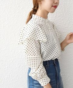 SHIPS / シップス シャツ・ブラウス | SHIPS any:〈ウォッシャブル〉ジョーゼット ショルダー フリル ブラウス