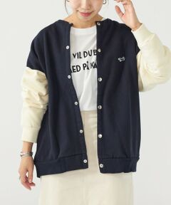 【SHIPS any別注】PENNEYS:〈ウォッシャブル〉THE FOX スタジアム カーディガン