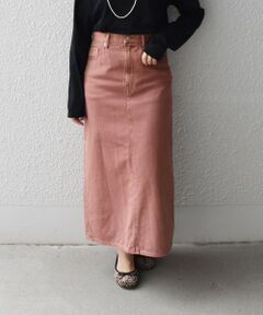 SHIPS / シップス デニムスカート | SHIPS any:〈ウォッシャブル〉オーガニック ツイル ストレート スカート