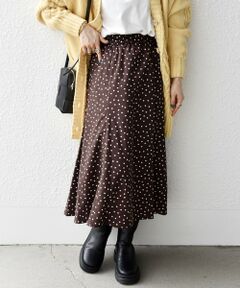 SHIPS / シップス ロング・マキシ丈スカート | SHIPS any:〈ウォッシャブル〉ドット マーメイド スカート