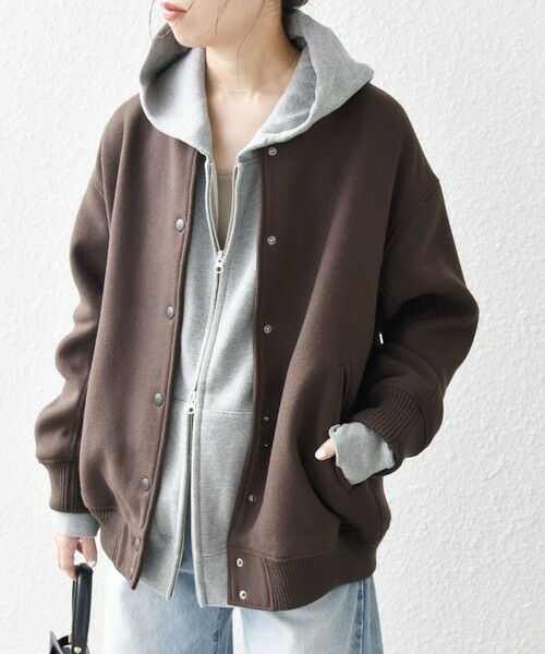 SHIPS any◎バーシティ ジャケット 一部追加予約》【WEB限定】SHIPS any: バーシティ ジャケット