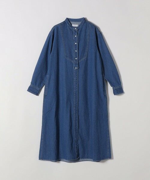 SHIPS / シップス ロング・マキシ丈ワンピース | SHIPS any:〈洗濯機可能〉デニム ブザム シャツ ワンピース［SHIPS any DENIM］ | 詳細12