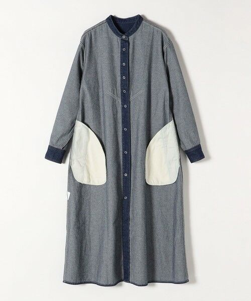 SHIPS / シップス ロング・マキシ丈ワンピース | SHIPS any:〈洗濯機可能〉デニム ブザム シャツ ワンピース［SHIPS any DENIM］ | 詳細24