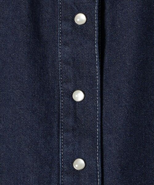 SHIPS / シップス ロング・マキシ丈ワンピース | SHIPS any:〈洗濯機可能〉デニム ブザム シャツ ワンピース［SHIPS any DENIM］ | 詳細26