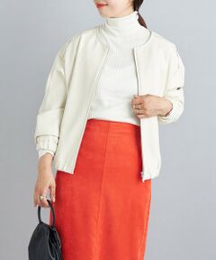 SHIPS / シップス その他アウター | 〈手洗い可能〉フェイクレザージップブルゾン◇