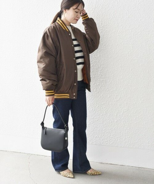 SHIPS / シップス ノーカラージャケット | *〈手洗い可能〉RUSSELL ATHLETIC：ナイロンベースボールジャケット◇ | 詳細15