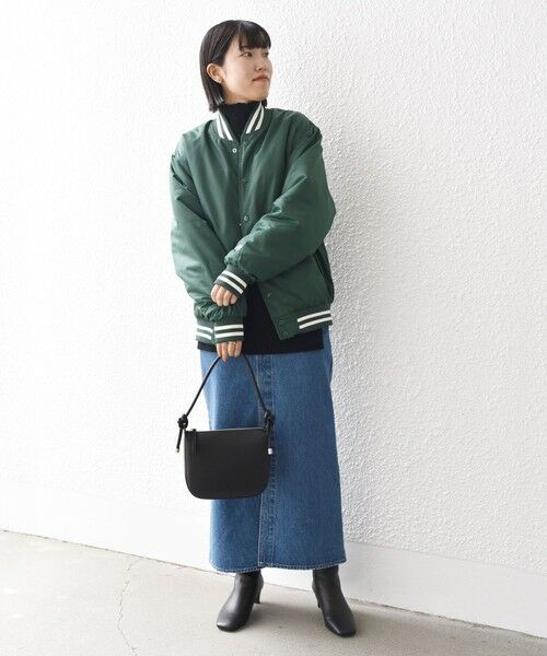 SHIPS / シップス ノーカラージャケット | *〈手洗い可能〉RUSSELL ATHLETIC：ナイロンベースボールジャケット◇ | 詳細25