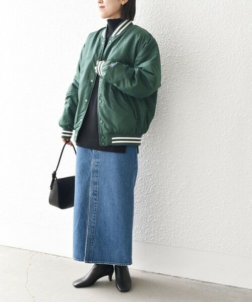 SHIPS / シップス ノーカラージャケット | *〈手洗い可能〉RUSSELL ATHLETIC：ナイロンベースボールジャケット◇ | 詳細26