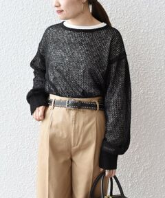 *メッシュモヘヤ×カットソーコンビネーション◇