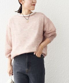 *メッシュモヘヤ×カットソーコンビネーション◇