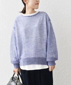 *メッシュモヘヤ×カットソーコンビネーション◇