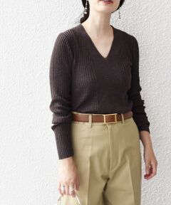 SHIPS / シップス ニット・セーター | *〈手洗い可能〉Vネック リブ ニット ◇