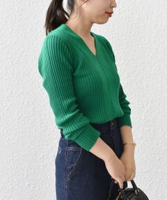 SHIPS / シップス ニット・セーター | *〈手洗い可能〉Vネック リブ ニット ◇