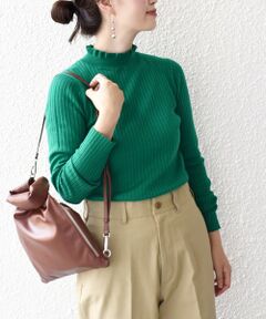 SHIPS / シップス ニット・セーター | *〈手洗い可能〉フリルハイネックリブニット◇