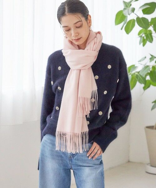 SHIPS / シップス マフラー・ショール・スヌード・ストール | ソリッド カシミヤ ストール | 詳細17