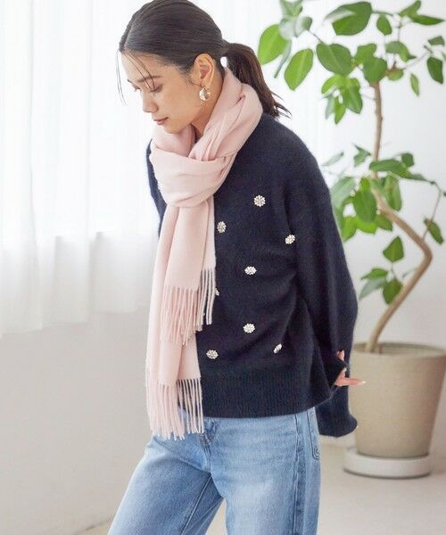 SHIPS / シップス マフラー・ショール・スヌード・ストール | ソリッド カシミヤ ストール | 詳細18