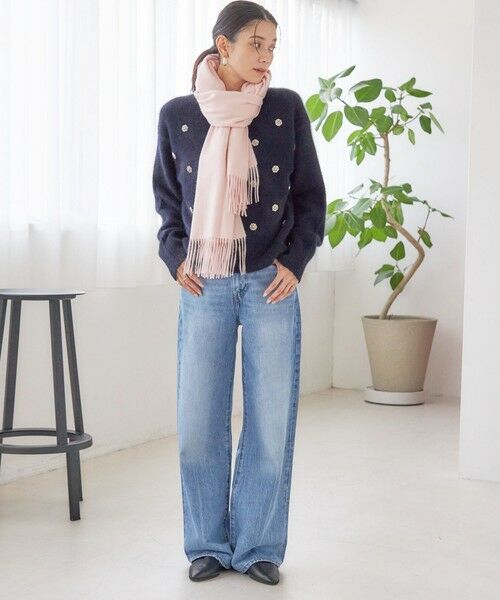 SHIPS / シップス マフラー・ショール・スヌード・ストール | ソリッド カシミヤ ストール | 詳細20