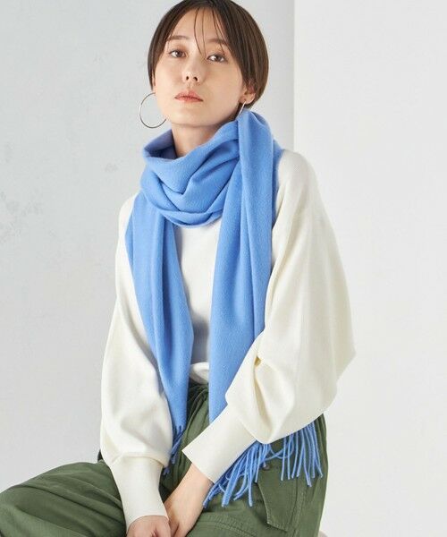 SHIPS / シップス マフラー・ショール・スヌード・ストール | ソリッド カシミヤ ストール | 詳細23