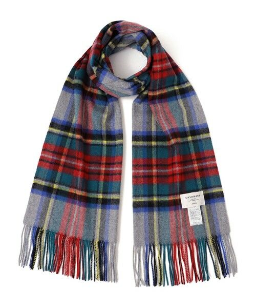 SHIPS / シップス マフラー・ショール・スヌード・ストール | チェック カシミヤ ストール | 詳細15