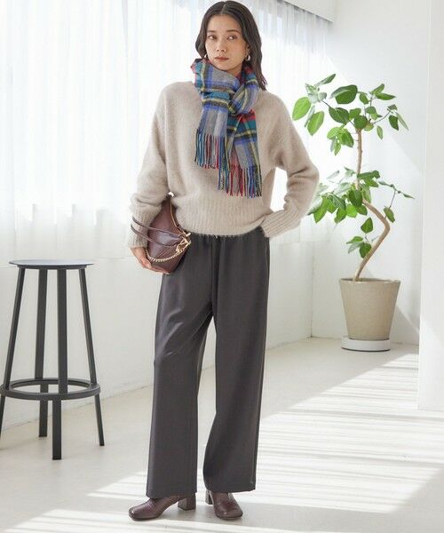 SHIPS / シップス マフラー・ショール・スヌード・ストール | チェック カシミヤ ストール | 詳細6