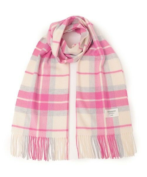 SHIPS / シップス マフラー・ショール・スヌード・ストール | チェック カシミヤ ストール | 詳細28