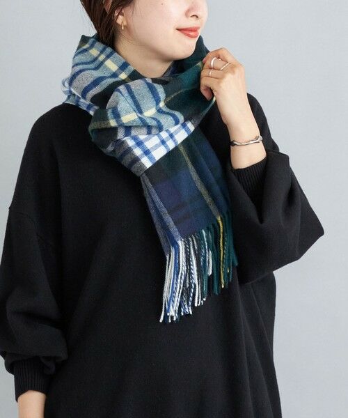 SHIPS / シップス マフラー・ショール・スヌード・ストール | チェック カシミヤ ストール | 詳細29