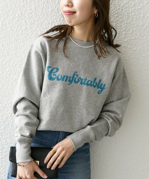 SHIPS for women / シップスウィメン スウェット | 【SHIPS any別注】THE KNiTS: デザイン ロゴ スウェット | 詳細24