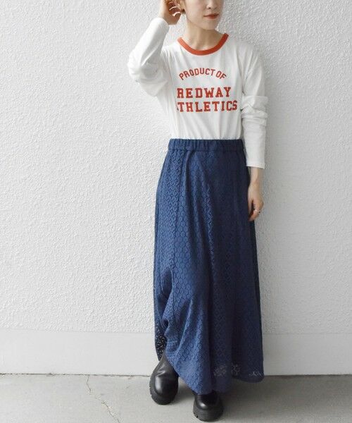 SHIPS for women / シップスウィメン Tシャツ | 【SHIPS any別注】THE KNiTS: リンガーロゴ ロング スリーブ TEE | 詳細6