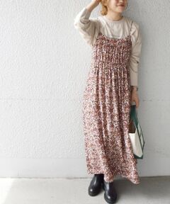 SHIPS / シップス ロング・マキシ丈ワンピース | SHIPS any: SPRINTEX フラワー キャミ ワンピース