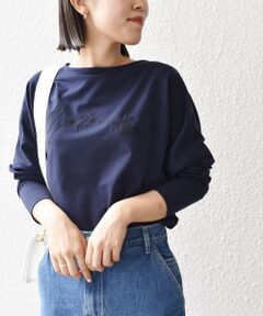 SHIPS / シップス カットソー（半袖以外） | *チェーンエンブロイダリー ドルマンスリーブ ロンTEE◇