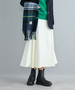 SHIPS / シップス ロング・マキシ丈スカート | 〈手洗い可能〉ウールサキソニーフレアスカート◇