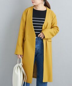 SHIPS / シップス その他アウター | ノーラペル ツイル ライトコート◇