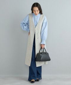 SHIPS / シップス ロング・マキシ丈ワンピース | 2WAY ジレ ワンピース◇