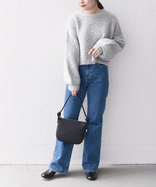 セール】 *モヘヤ混カラーシャギーニットプルオーバー