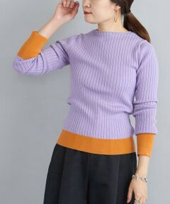 SHIPS / シップス ニット・セーター | 〈手洗い可能〉ウール リブ バリエーション ニットプルオーバー◇