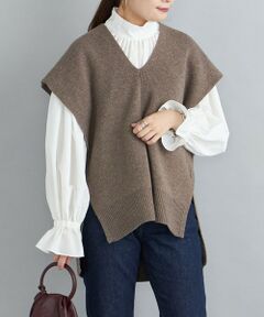 SHIPS / シップス ベスト | 〈手洗い可能〉タスマニアラムウールベスト◇