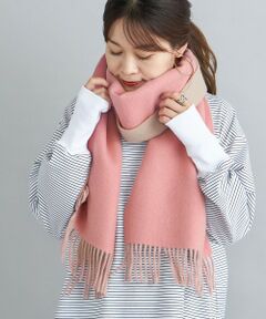 《一部予約》ソリッド カシミヤ リバーシブルマフラー 22FW◆