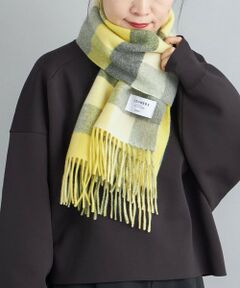 SHIPS / シップス マフラー・ショール・スヌード・ストール | 《一部予約》チェック カシミヤ リバーシブルマフラー 22FW◆