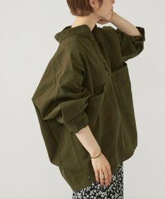 SHIPS / シップス その他トップス | ARMY TWILL SANFORIZED:〈ウォッシャブル〉ルーズ スモック プルオーバー