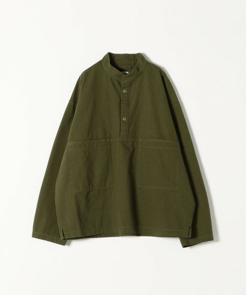 SHIPS for women / シップスウィメン その他トップス | ARMY TWILL SANFORIZED:〈ウォッシャブル〉ルーズ スモック プルオーバー | 詳細1