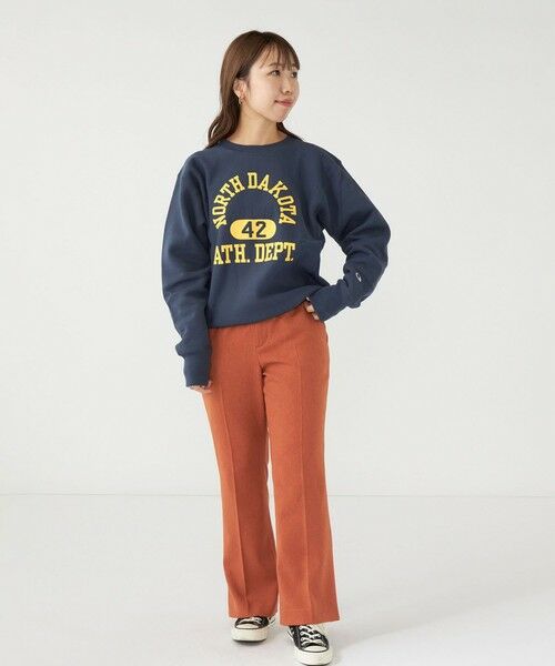 SHIPS for women / シップスウィメン スウェット | Champion:〈ウォッシャブル〉リバースウィーブ クルーネック デザイン ロゴ スウェット | 詳細24