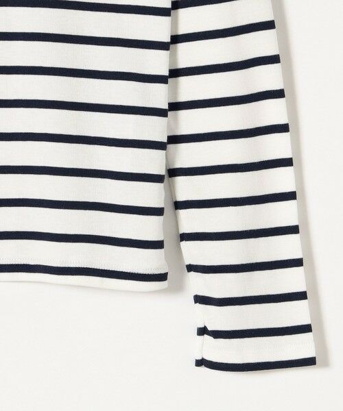 SHIPS for women / シップスウィメン カットソー | PETIT BATEAU:〈ウォッシャブル〉ボーダー クルーネック カットソー | 詳細3