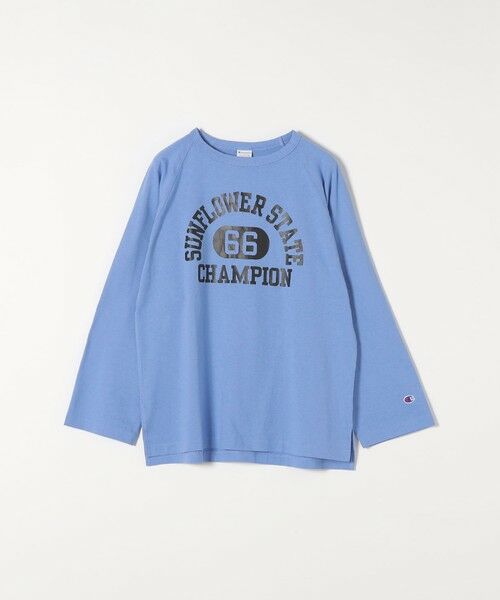 Champion:〈ウォッシャブル〉デザイン ロゴ ロングスリーブ TEE （カットソー）｜SHIPS for women / シップスウィメン  ファッション通販 タカシマヤファッションスクエア