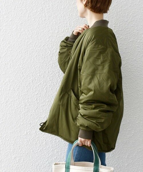 SHIPS for women / シップスウィメン ブルゾン | ARMY TWILL SANFORIZED: リバーシブル ミリタリー ブルゾン | 詳細23